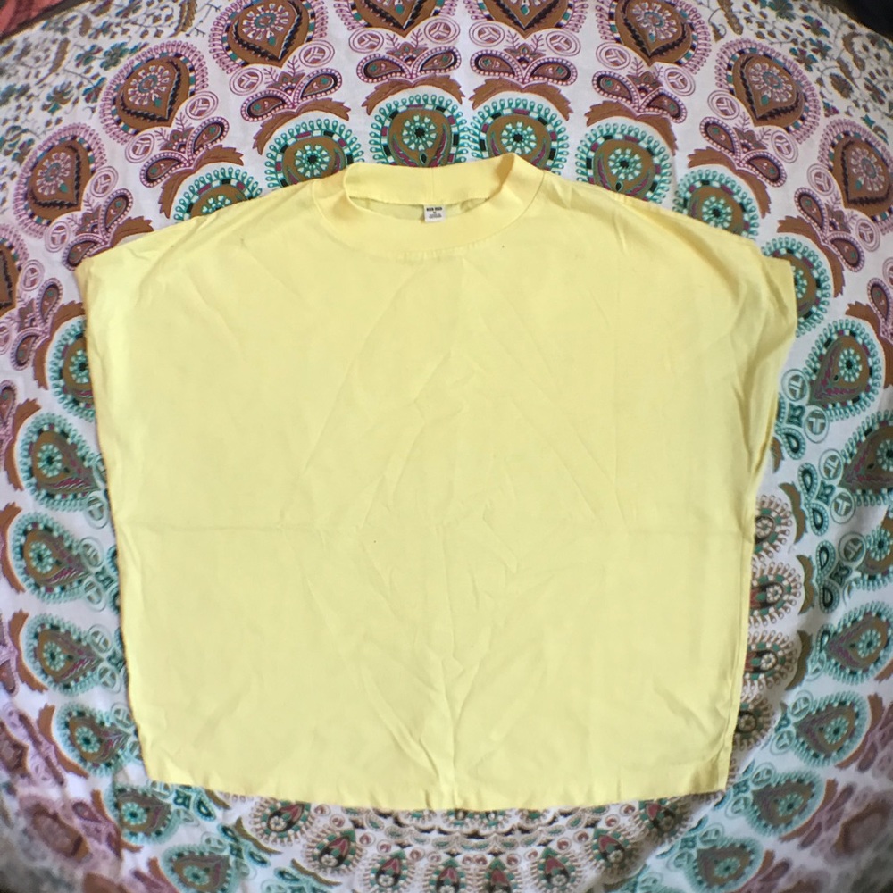 Bright Yellow Uniqlo T-Shirt